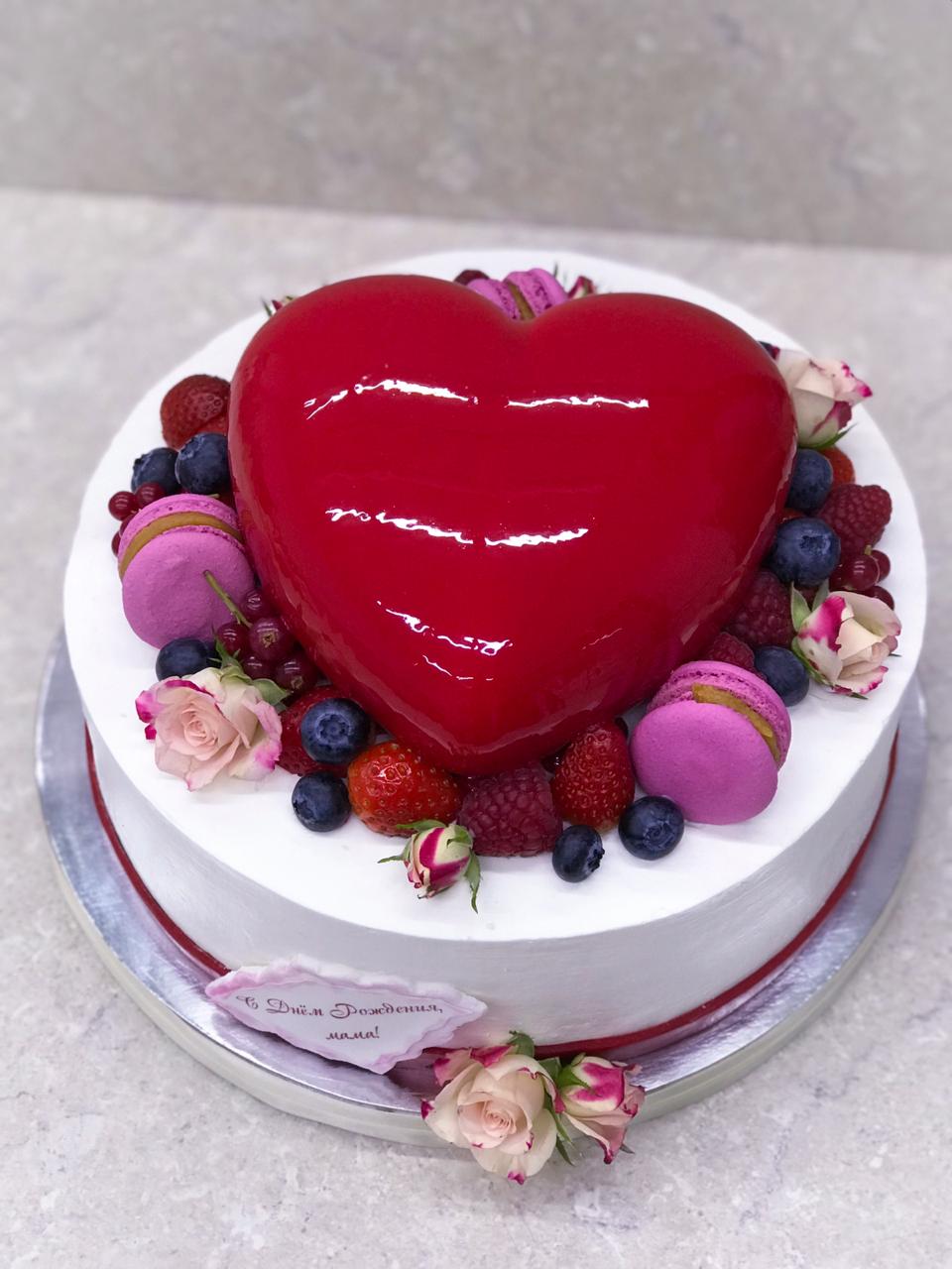 Торт Красное сердце